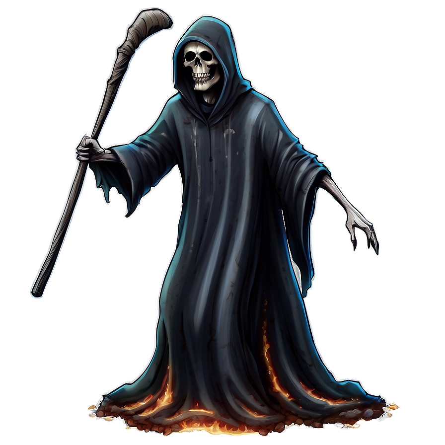 Playful Grim Reaper Png Ywc PNG Image