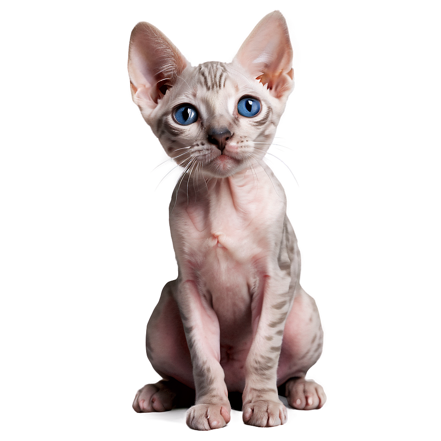 Playful Hairless Kitten Png 74 PNG Image