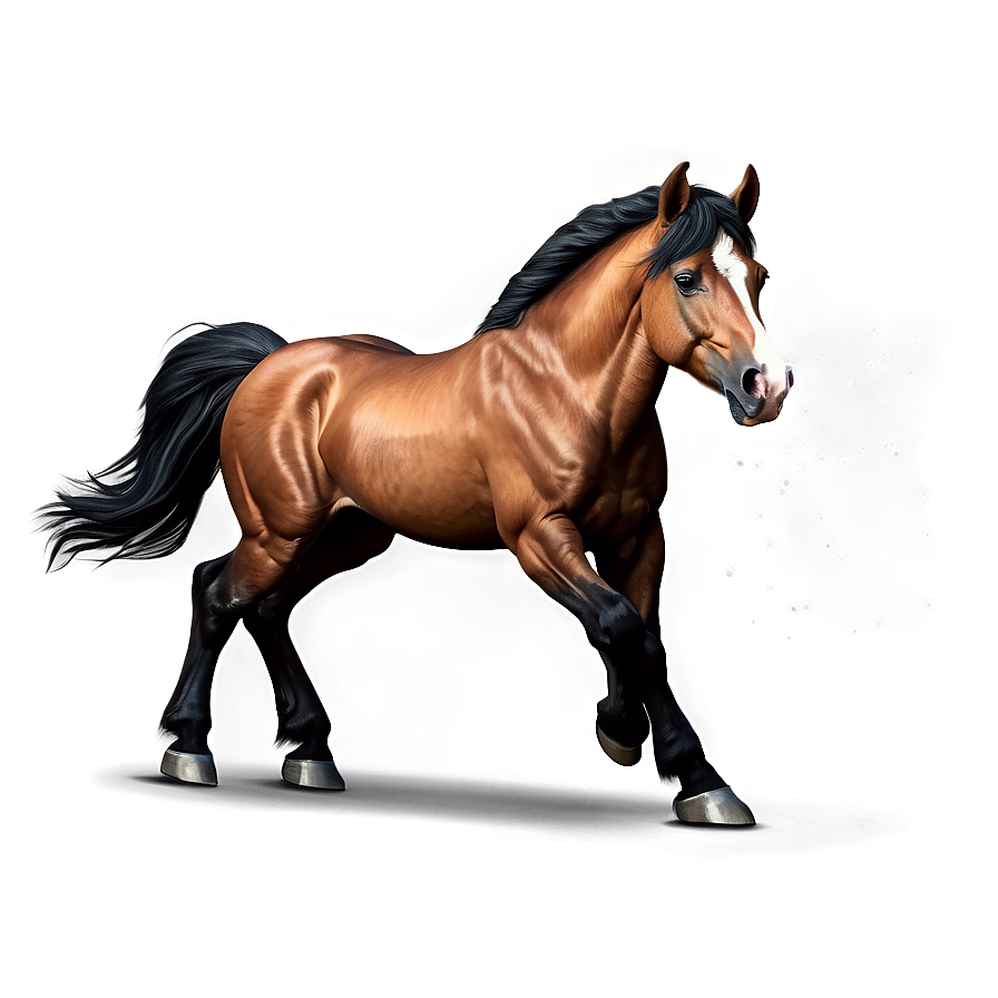 Playful Horse Cartoon Png Tpl PNG Image