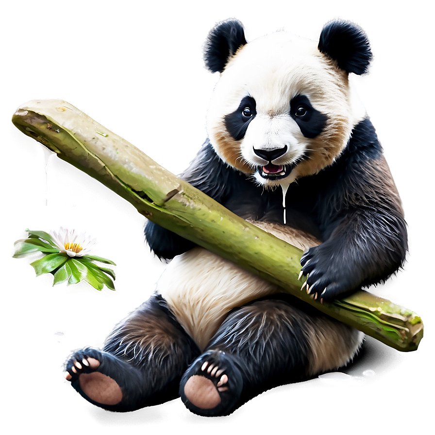 Playful Panda Graphic Png Ell PNG Image