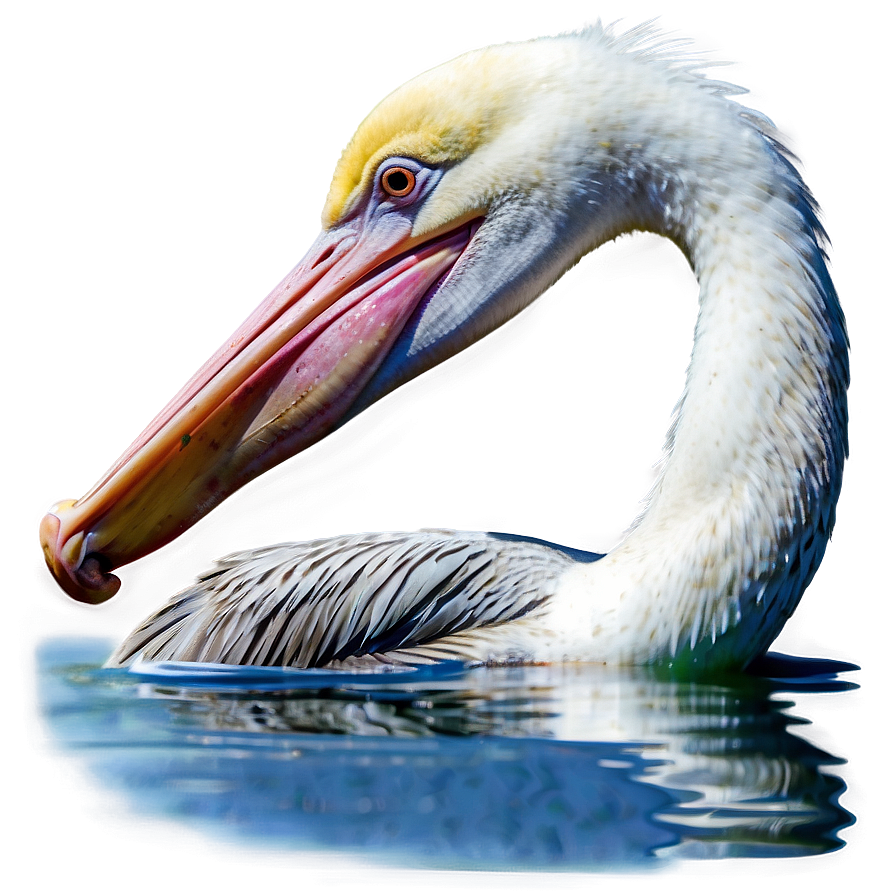 Playful Pelican In Water Png Ggp PNG Image