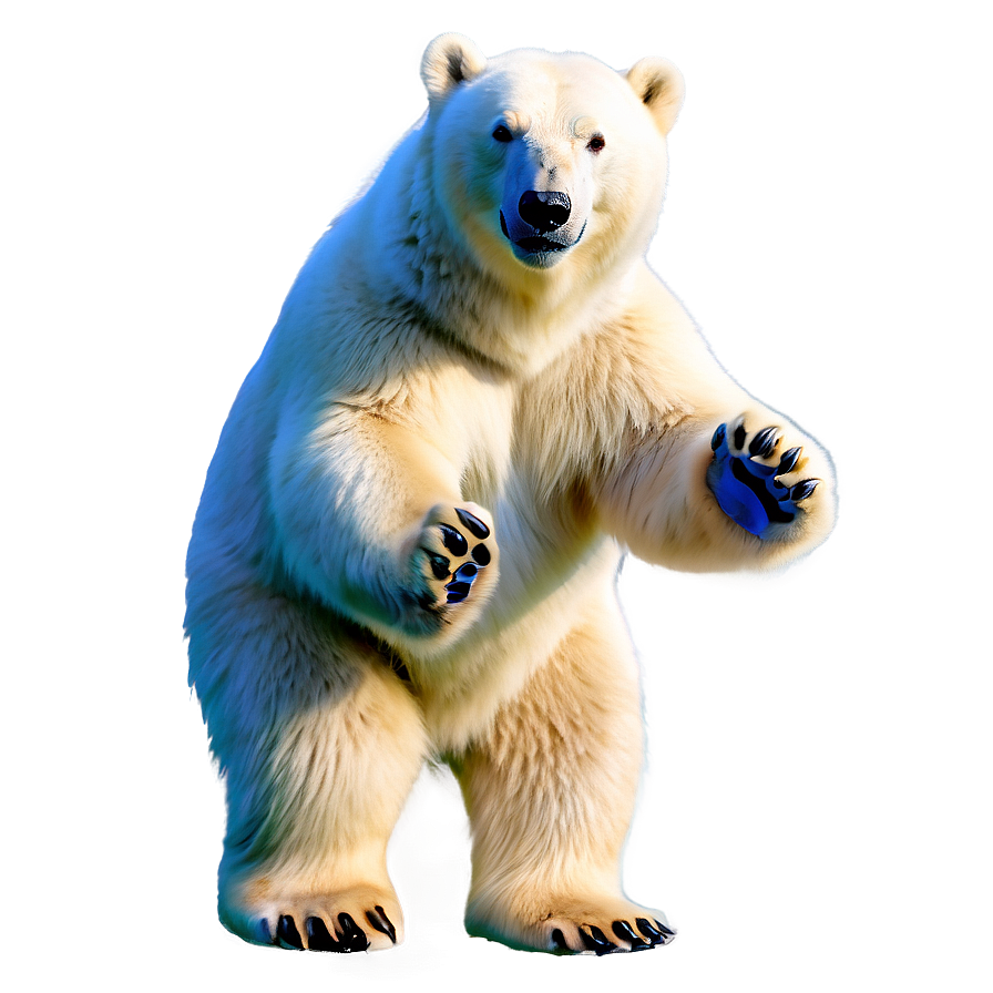 Playful Polar Bear Png 05062024 PNG Image