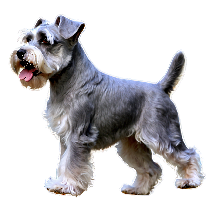 Playful Schnauzer Png Scx96 PNG Image