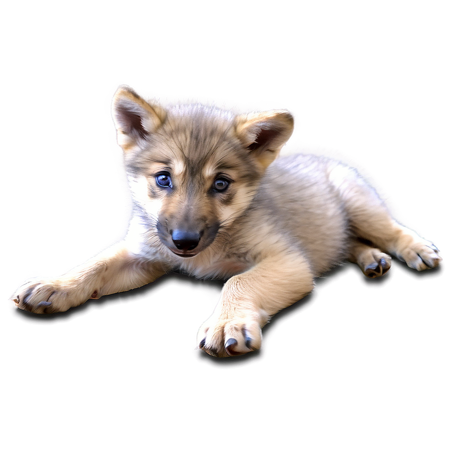 Playful Wolf Pups In Den Png Vdo53 PNG Image