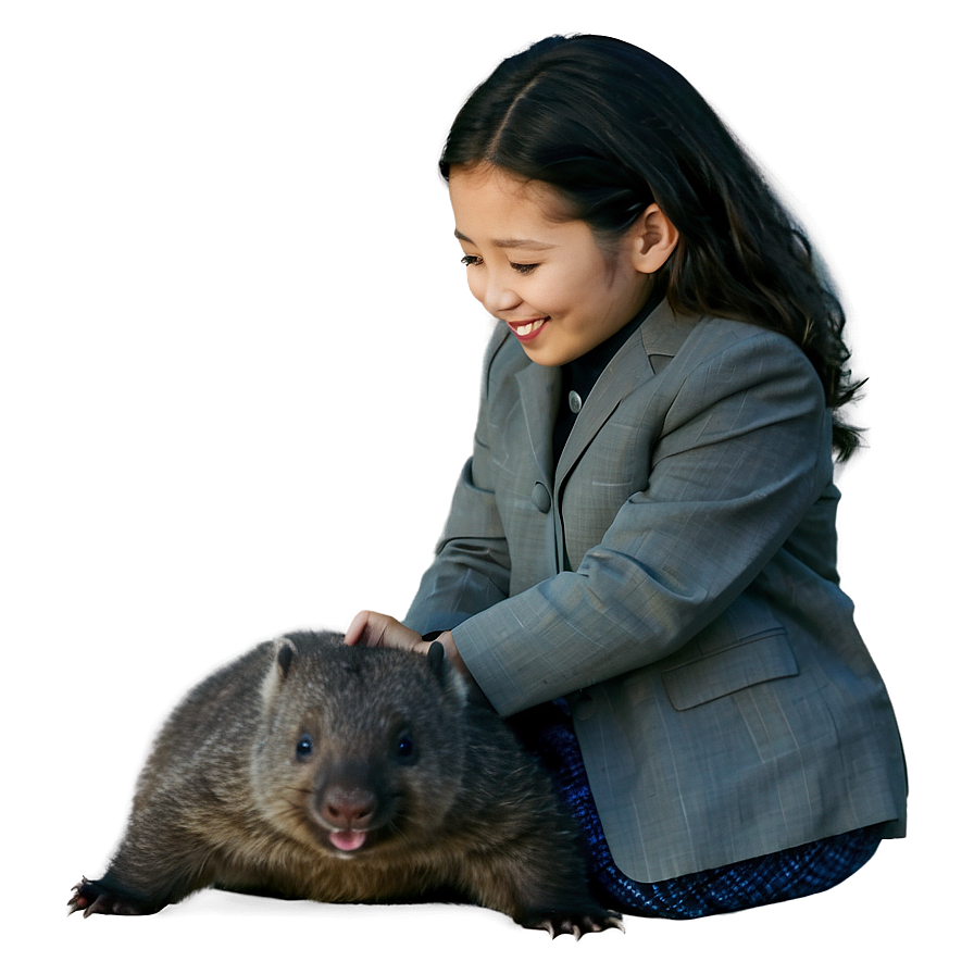 Playful Wombat Png Swt PNG Image