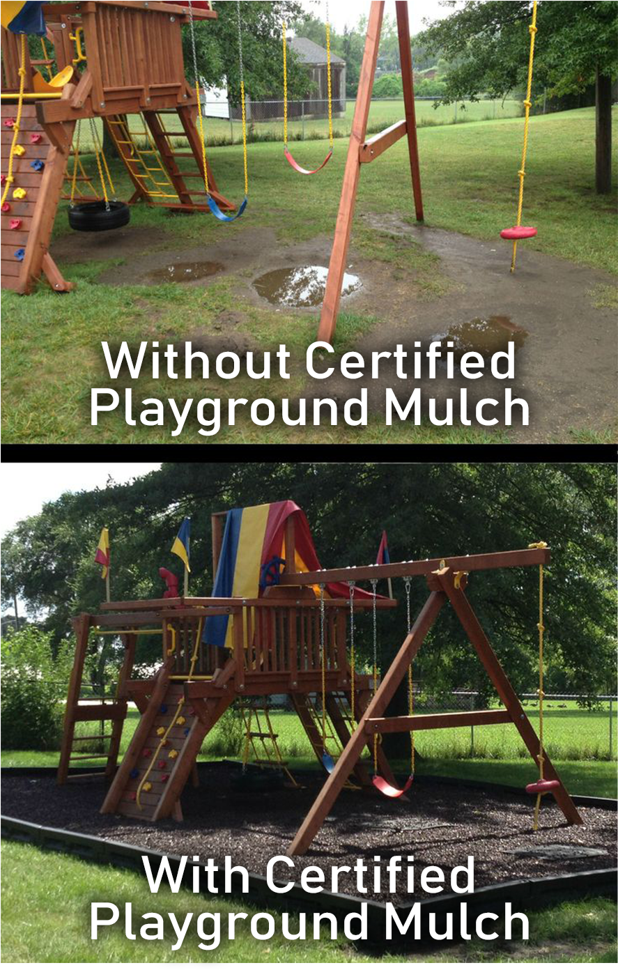 Playground Mulch Comparison PNG Image