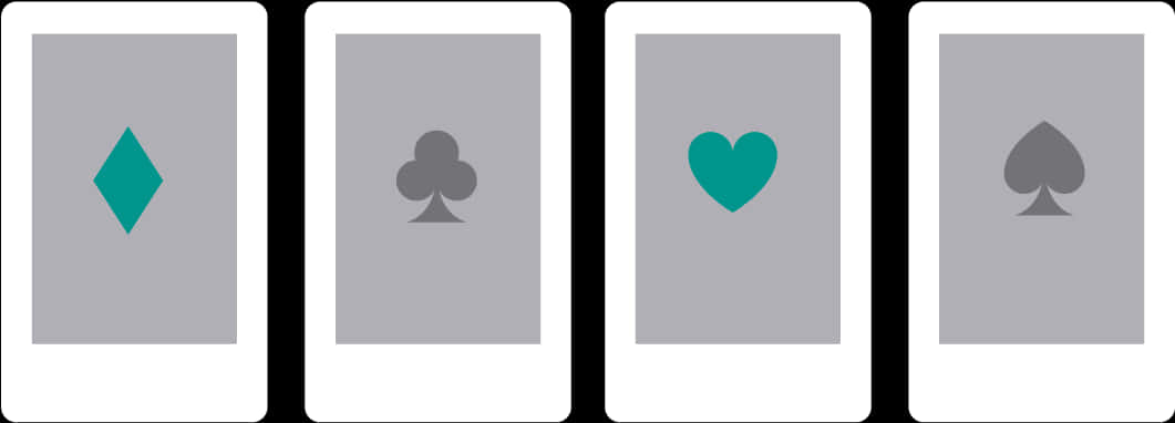 Playing Cards Suit Icons PNG Image