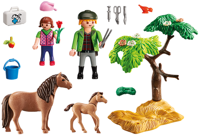 Playset Characters Horsesand Accessories PNG Image