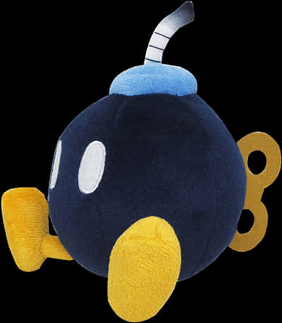 Plush Bomb Toy PNG Image