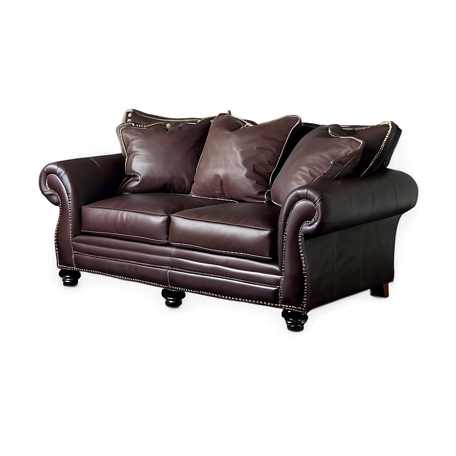 Plush Deep-seated Sofa Png 17 PNG Image