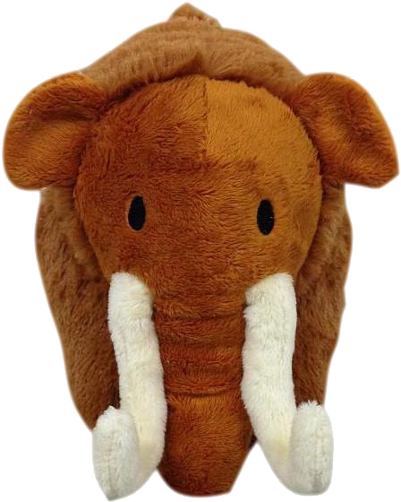 Plush Mammoth Toy PNG Image