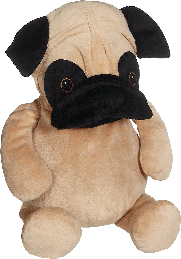 Plush Pug Toy PNG Image