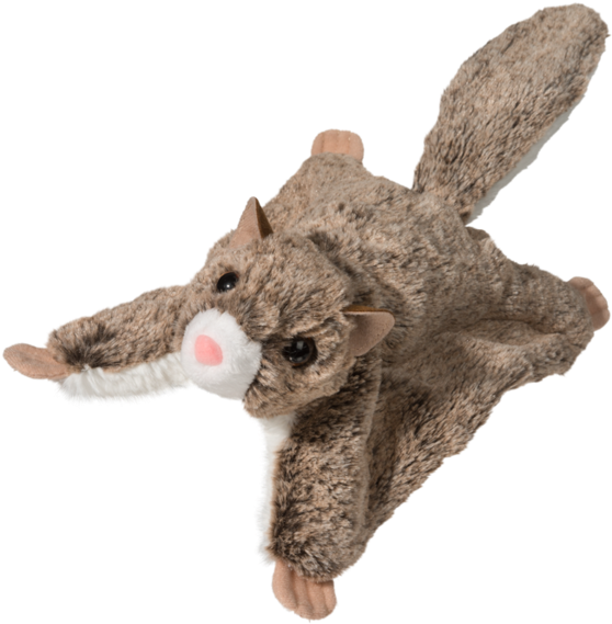 Plush Squirrel Toy Floating PNG Image