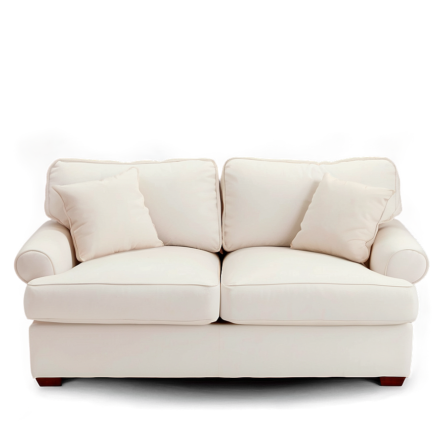 Plush White Couch Png Gci PNG Image