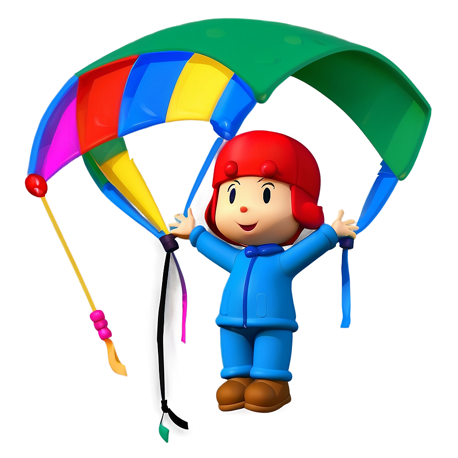 Pocoyo Flying Kite Png 05232024 PNG Image