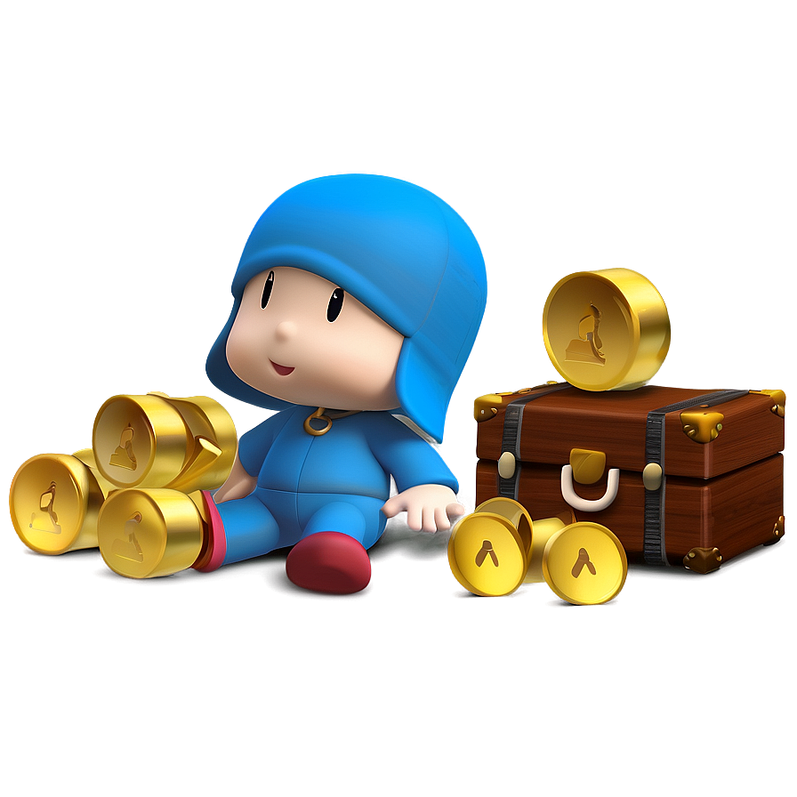 Pocoyo's Treasure Hunt Png Llk PNG Image