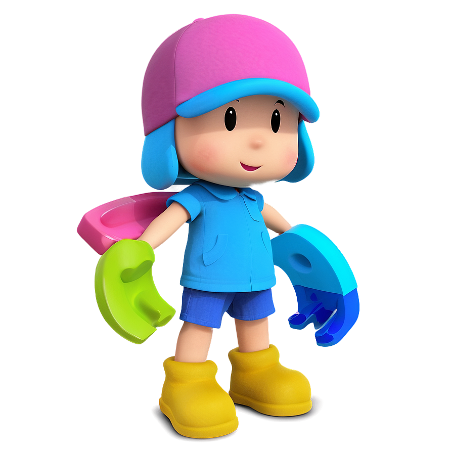 Pocoyo's World Of Colors Png Grx35 PNG Image