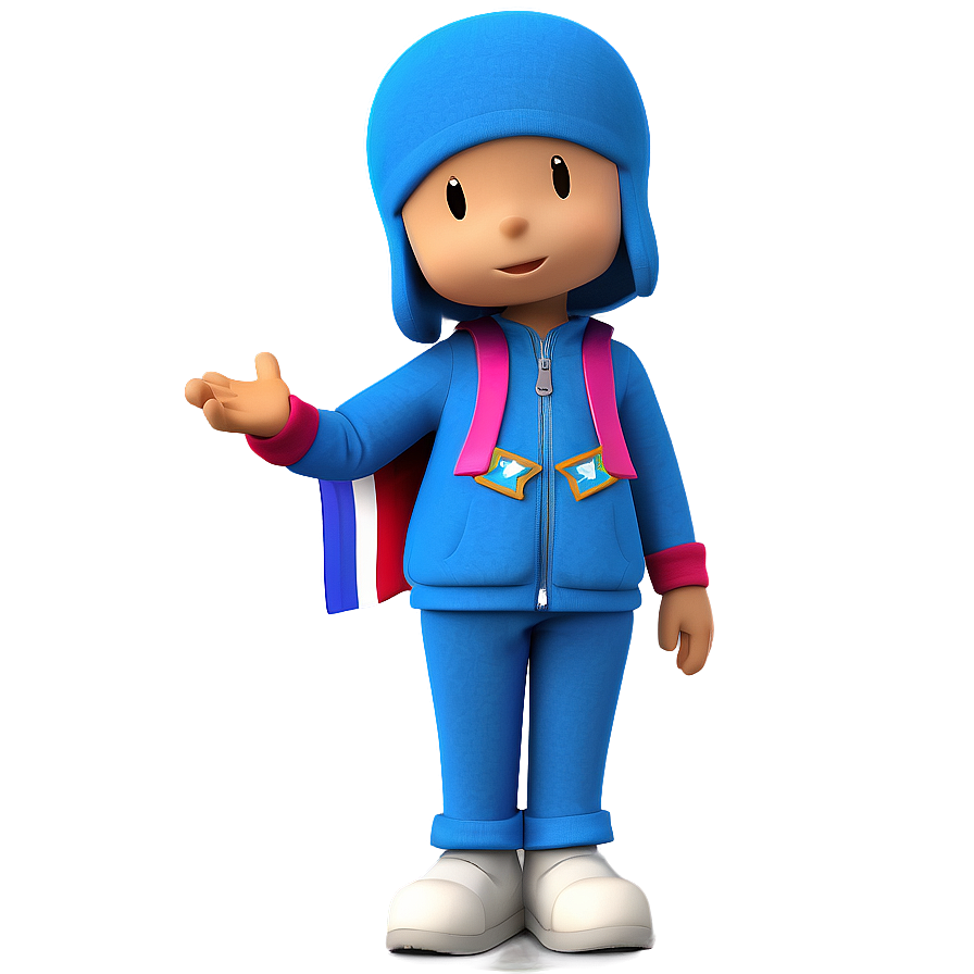 Pocoyo Saying Goodbye Png Uda93 PNG Image