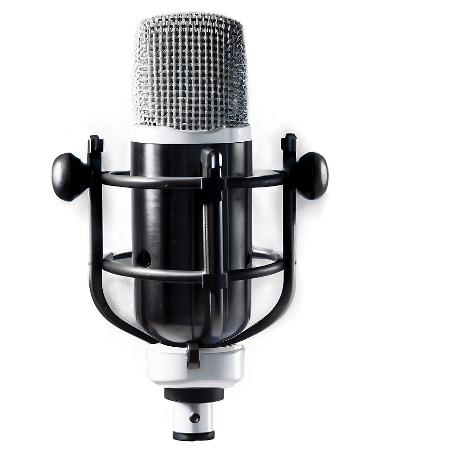 Podcast Microphone In Studio Setting Png 44 PNG Image