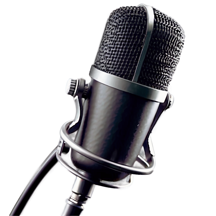 Podcast Microphone In Studio Setting Png 87 PNG Image