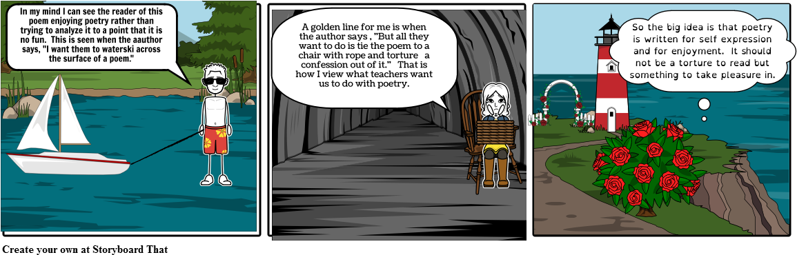 Poetry_ Analysis_ Comic_ Strip PNG Image