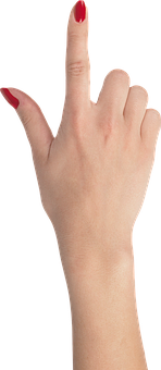 Pointing Finger Hand Gesture Isolated PNG Image