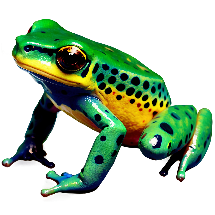 Poison Dart Frog Warning Colors Png 06132024 PNG Image