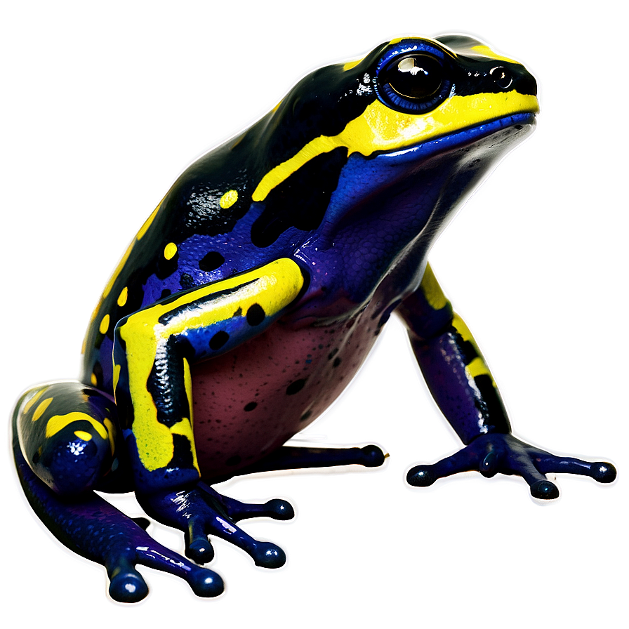 Poison Dart Frog Warning Colors Png Ysp57 PNG Image