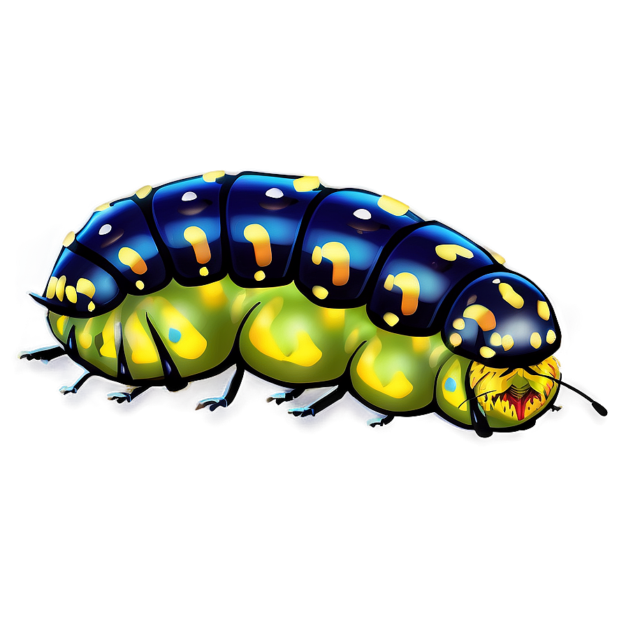 Poisonous Caterpillar Warning Png 3 PNG Image