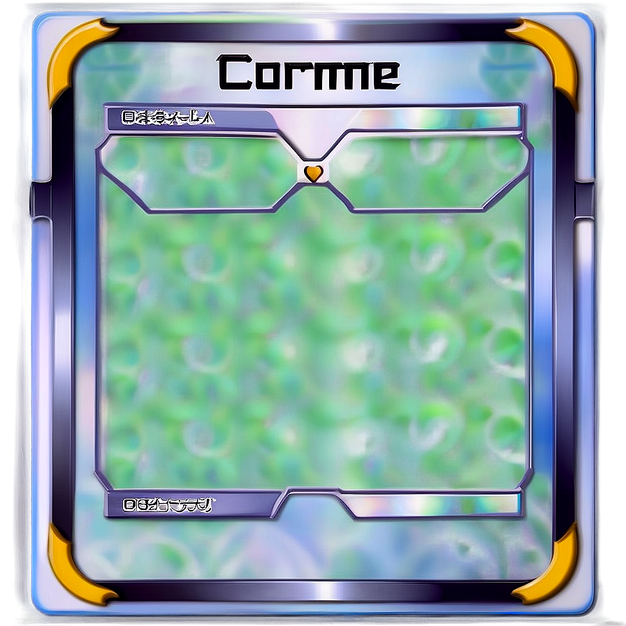 Pokemon Card Game Template Png 33 PNG Image