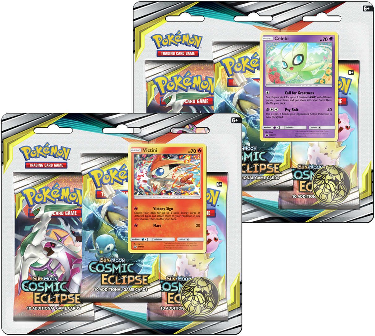 Pokemon Cosmic Eclipse Booster Packsand Promo Cards PNG Image