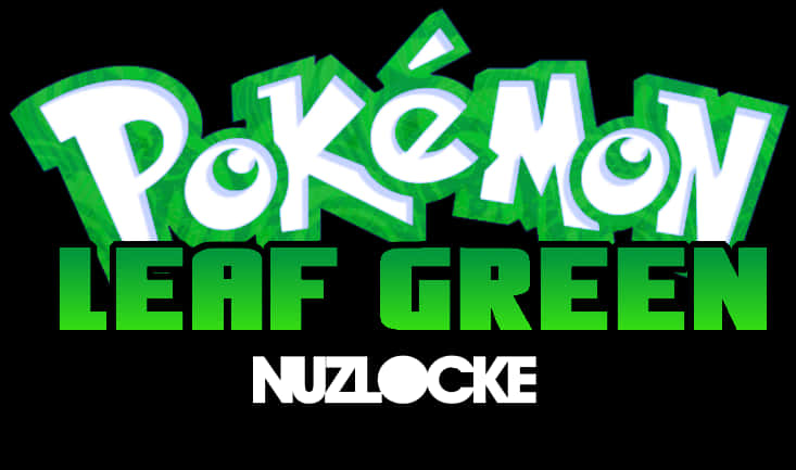 Pokemon Leaf Green Nuzlocke Logo PNG Image