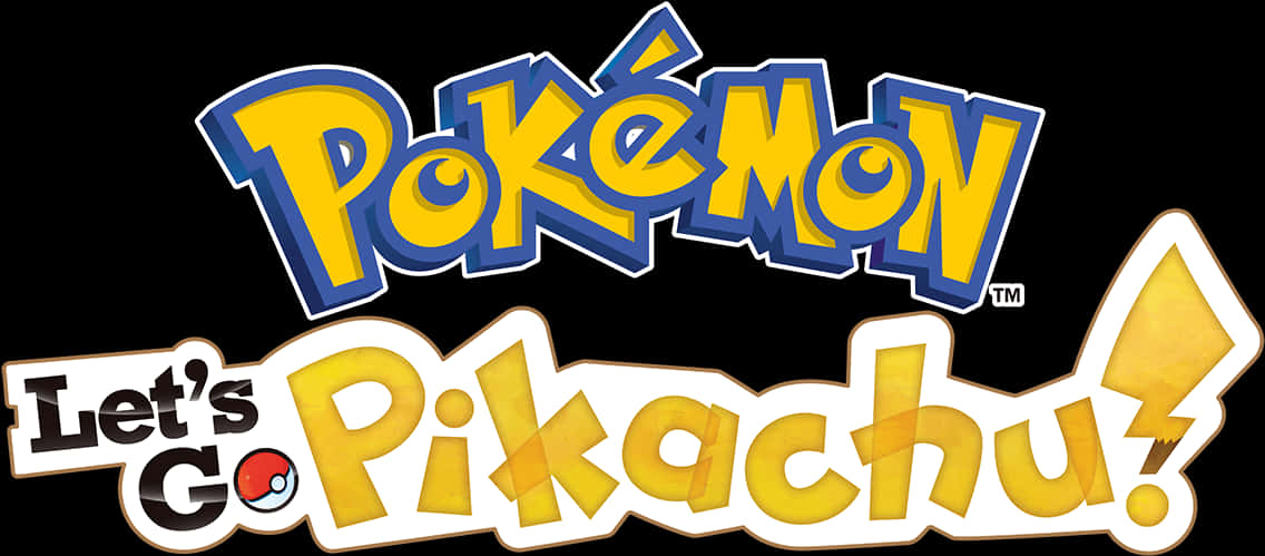 Pokemon Lets Go Pikachu Logo PNG Image