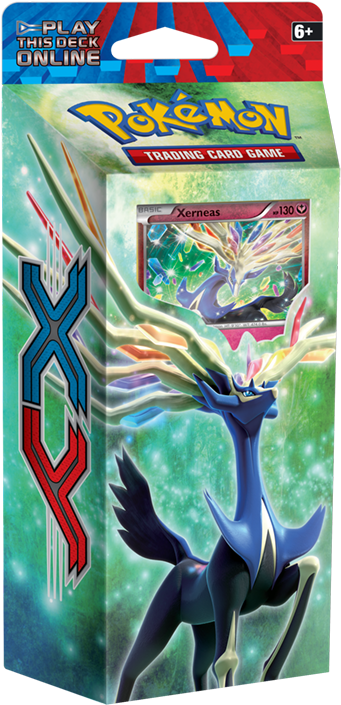 Pokemon Xerneas Card Packaging PNG Image