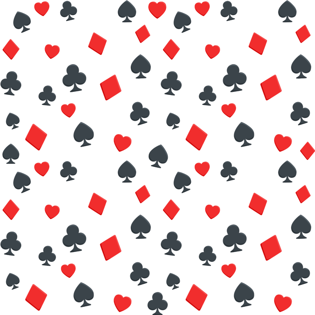 Poker Suit Pattern Background PNG Image