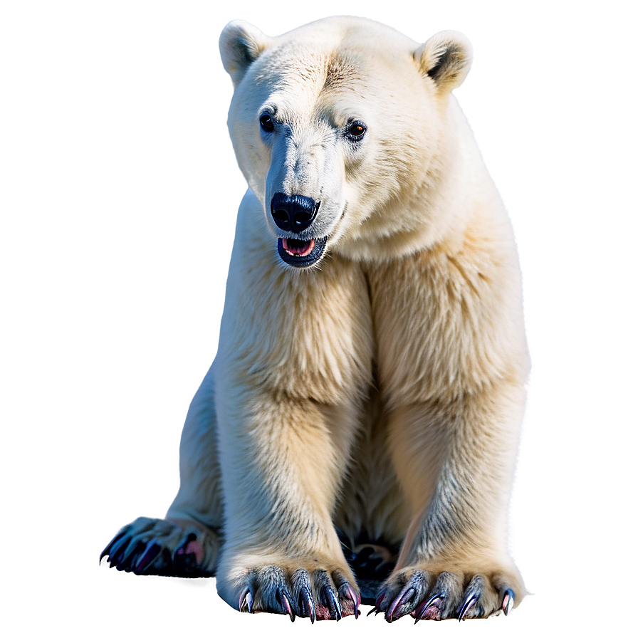 Polar Bear Eating Png 3 PNG Image