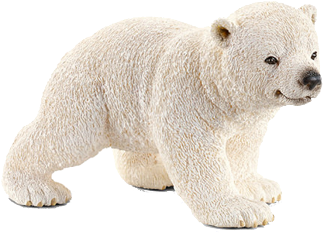 Polar Bear Figurine PNG Image