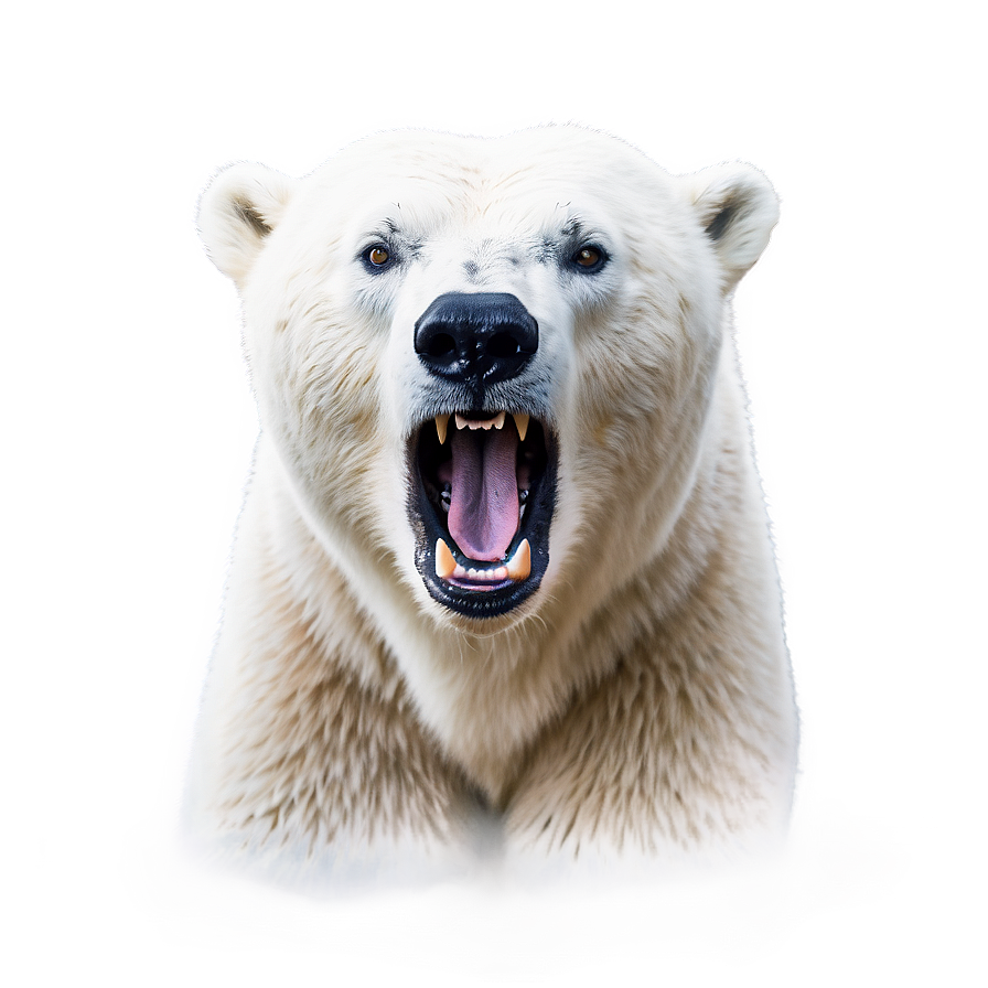 Polar Bear Roaring Png Rpx73 PNG Image