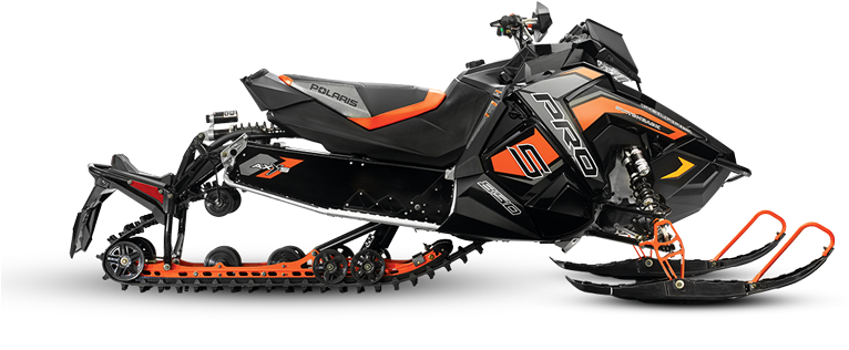 Polaris Snowmobile Action Ready PNG Image