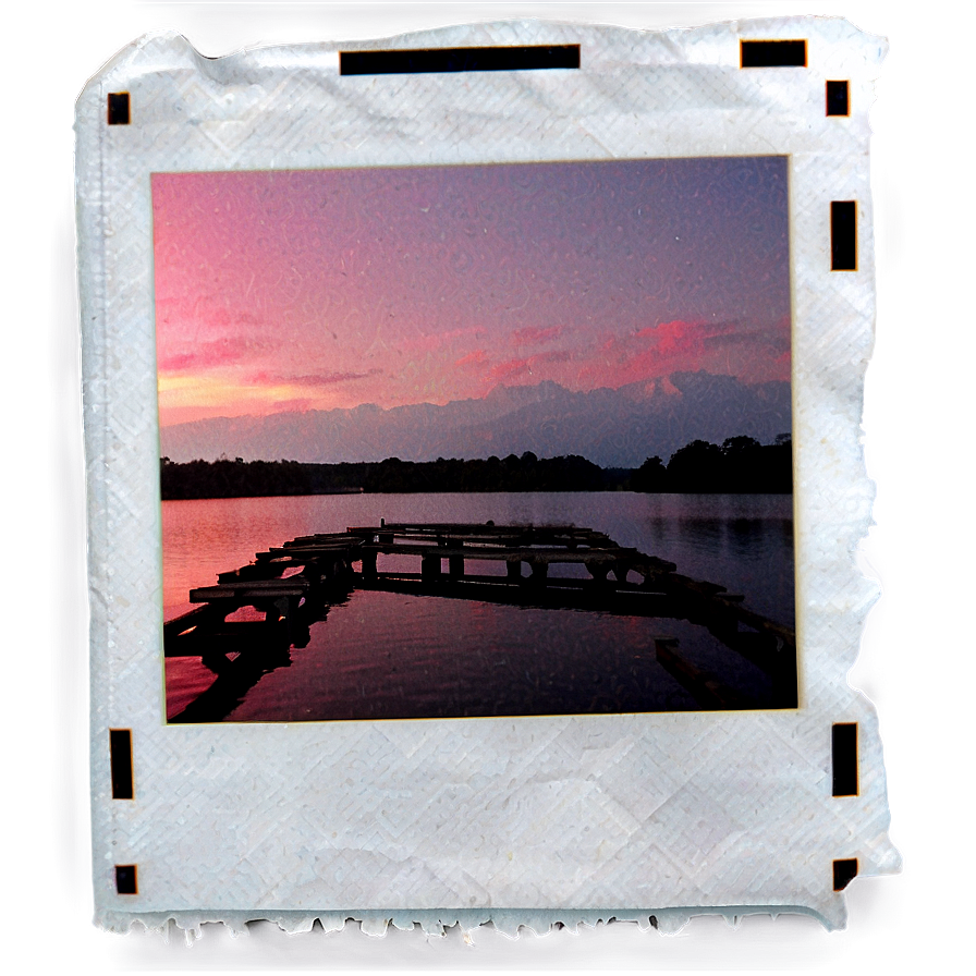 Polaroid Film Sticker Png Bgp PNG Image