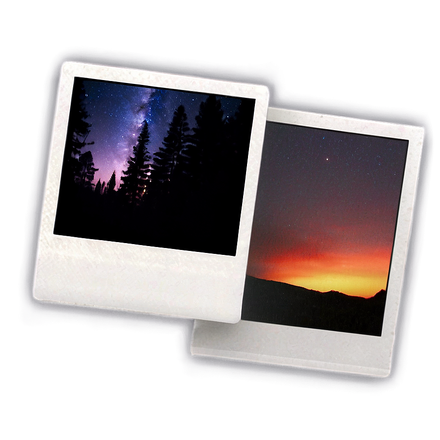 Polaroid Sticker Template Png Joo87 PNG Image