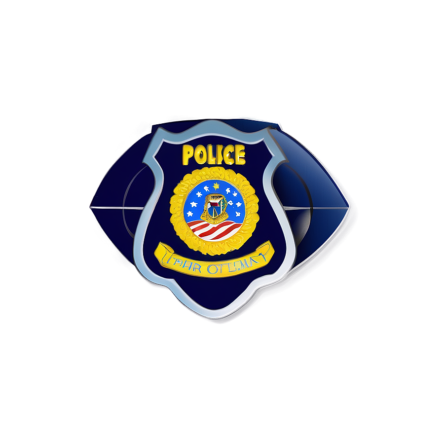 Police Badge For Kids Png Hri PNG Image