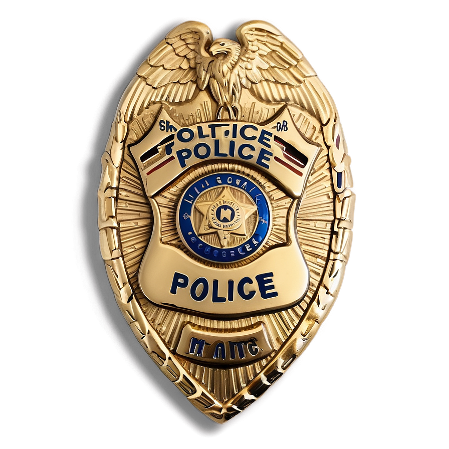 Police Badge Outline Png Fci96 PNG Image