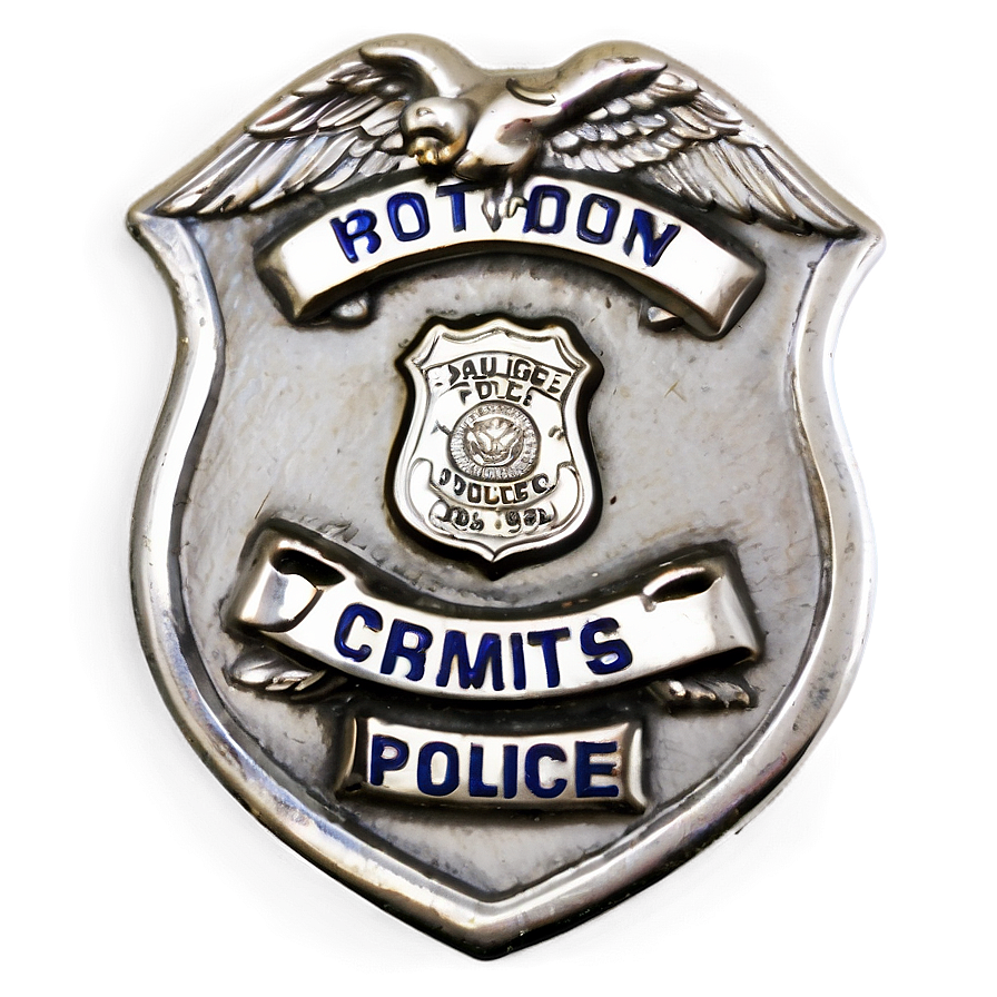 Police Badge Outline Png Vji PNG Image