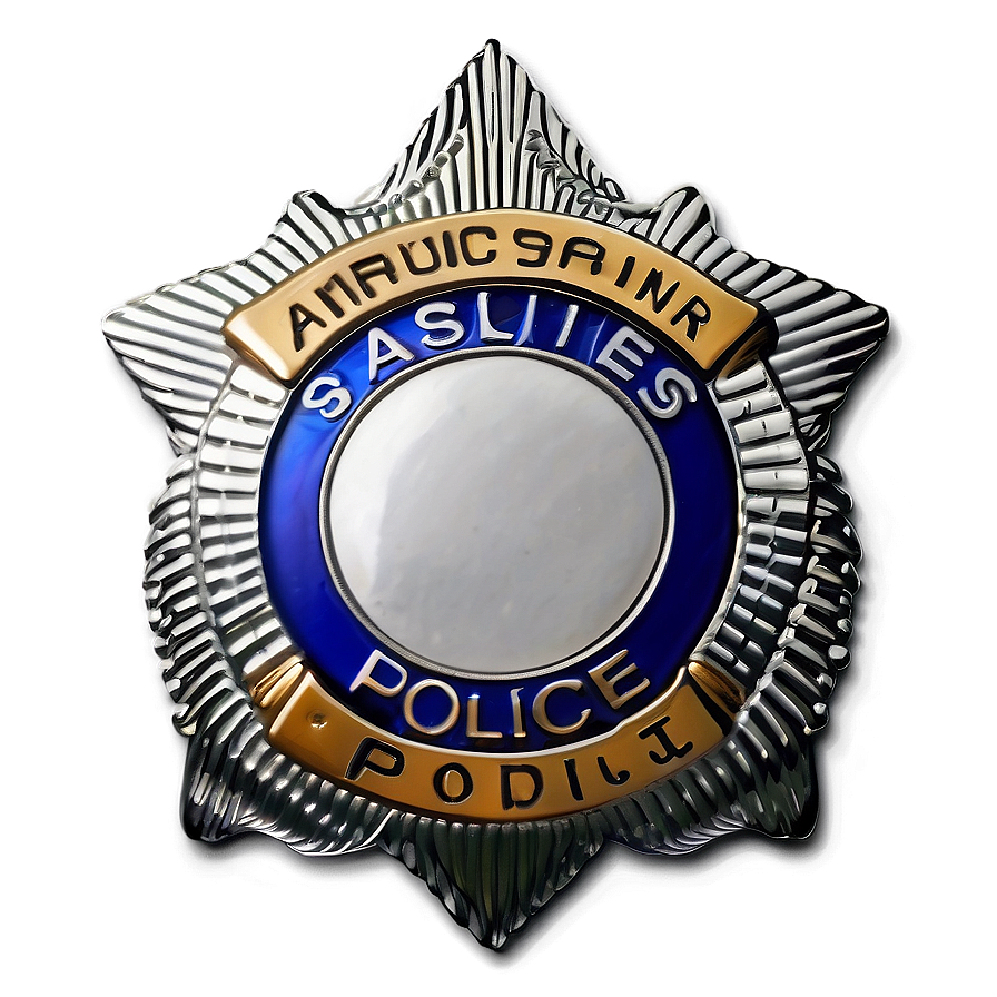 Police Badge With Name Tag Png Enu38 PNG Image