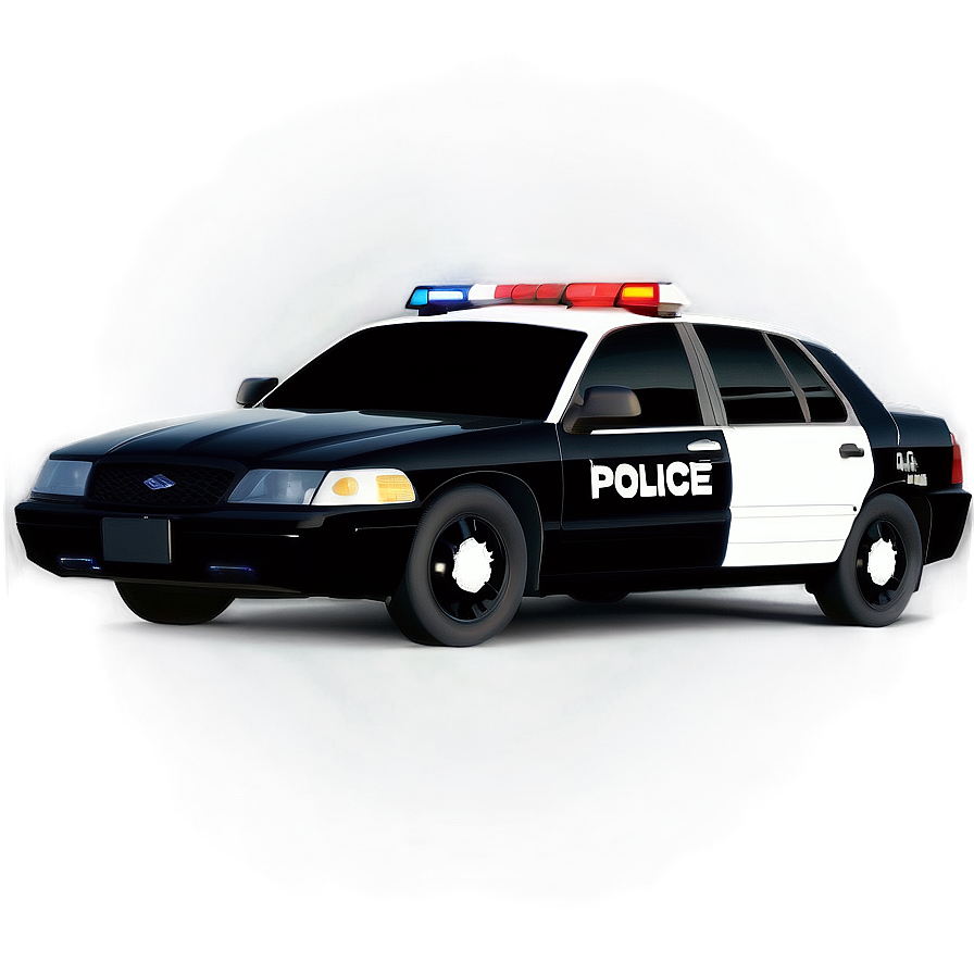 Police Car Chase Action Png Rnn PNG Image