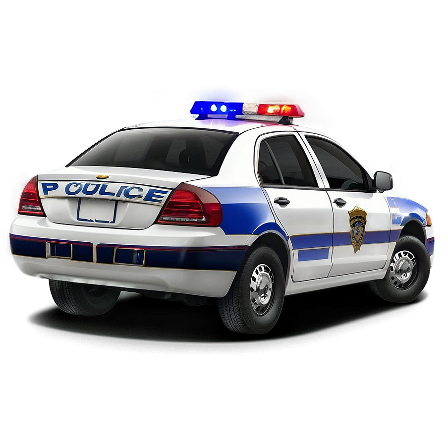 Police Car Outline Png Nfv12 PNG Image