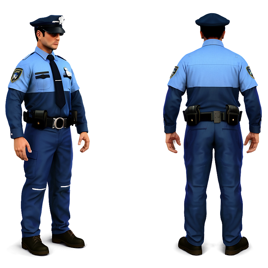 Police Costume Png 06242024 PNG Image