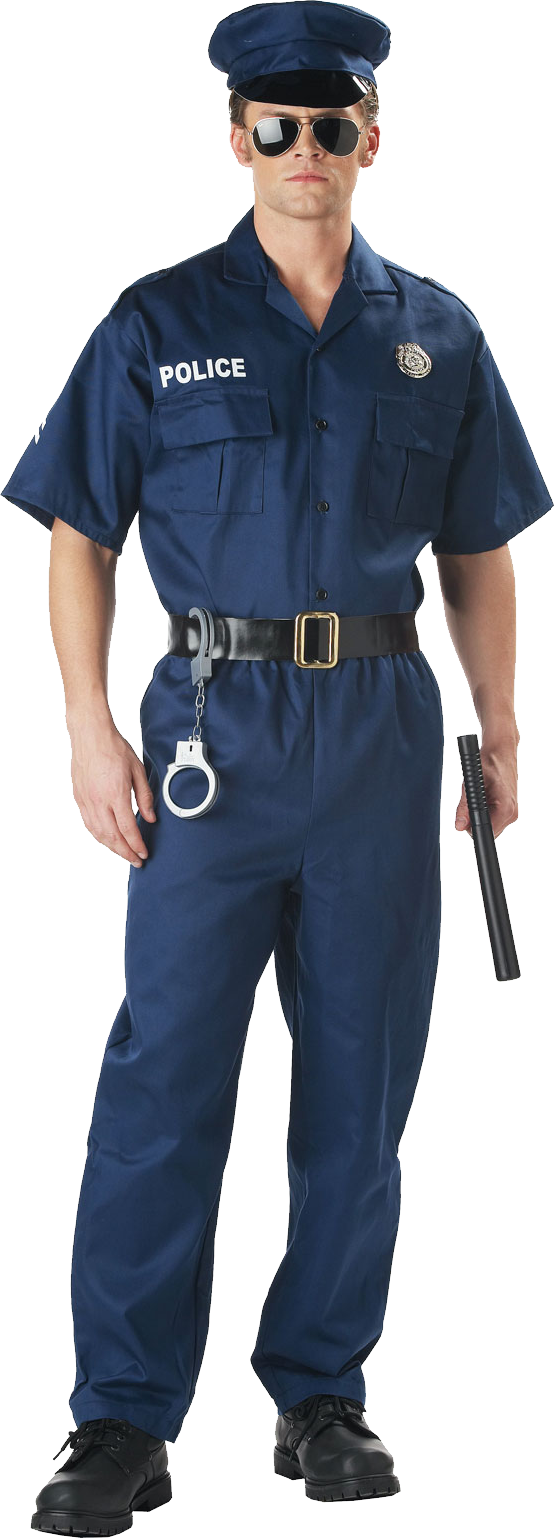 Police Officer Uniform Sunglasses PNG Image