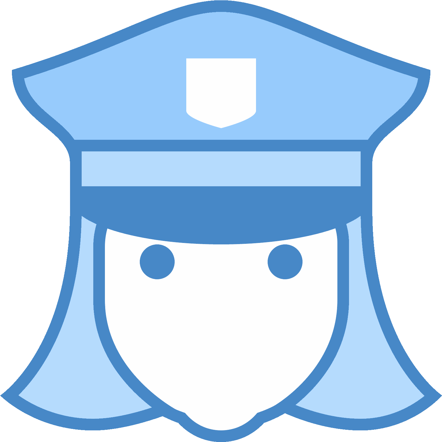 Policeman Emoji Icon PNG Image